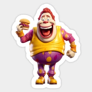 Ronald Mcdonald Grimace Sticker